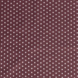 Tissu étoiles rose foncé