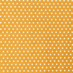 Tissu étoiles ocre