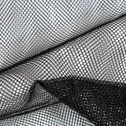 Tissu filet mesh noir