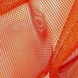 Tissu filet mesh orange