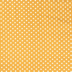 Tissu pois ocre