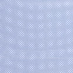 Tissu petits pois bleu bébé