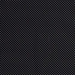 Tissu petits pois noir