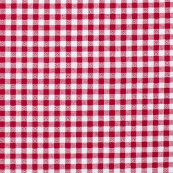 Tissu jacquard vichy coeur...