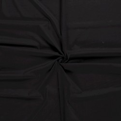 Tissu voile de coton noir