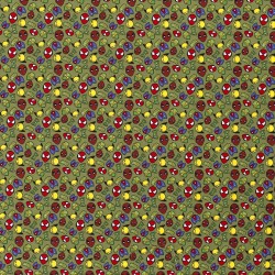 Tissu masques super héros vert