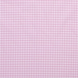 Tissu vichy rose
