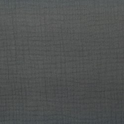 Tissu double gaze gris