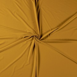 Tissu jersey ocre